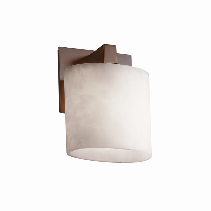 Justice Designs CLD-8931-30-DBRZ-LED1-700 LED Wall Sconce, Dark Bronze