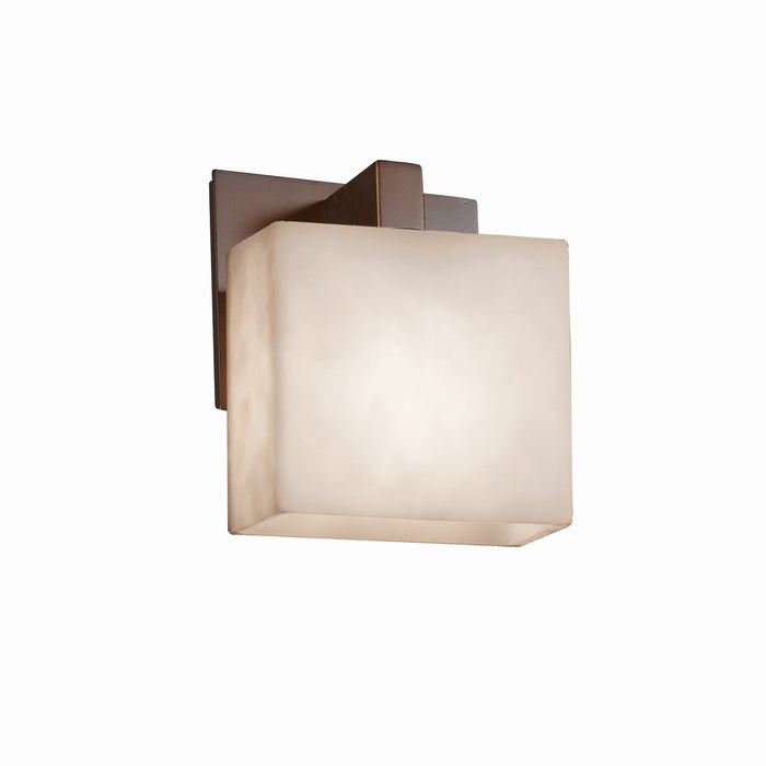 Justice Designs CLD-8931-55-DBRZ One Light Wall Sconce, Dark Bronze