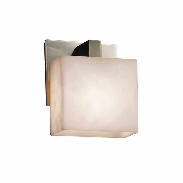 Justice Designs CLD-8931-55-NCKL One Light Wall Sconce, Brushed Nickel