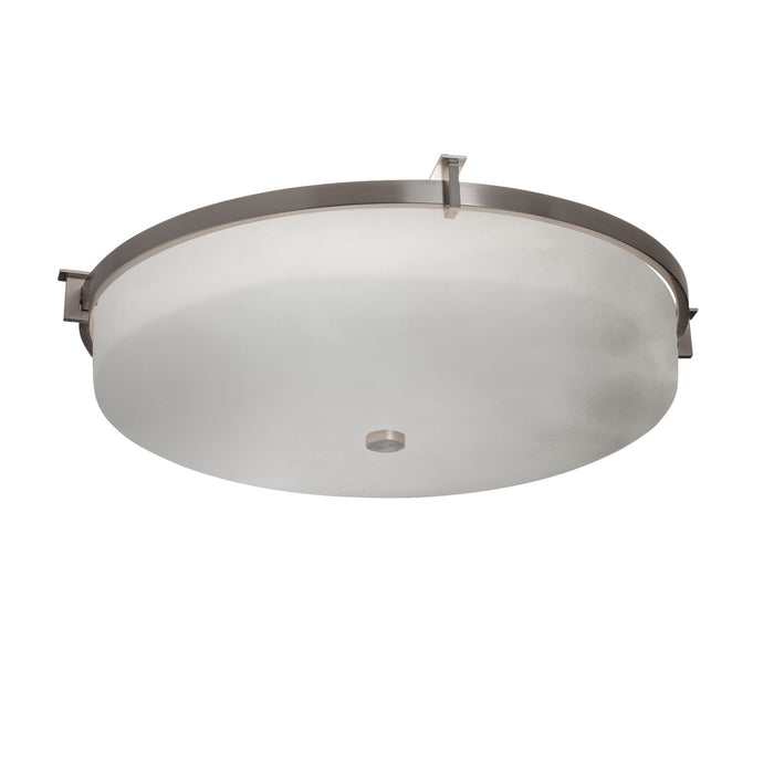 Justice Designs CLD-8988-NCKL LED Flush-Mount, Brushed Nickel