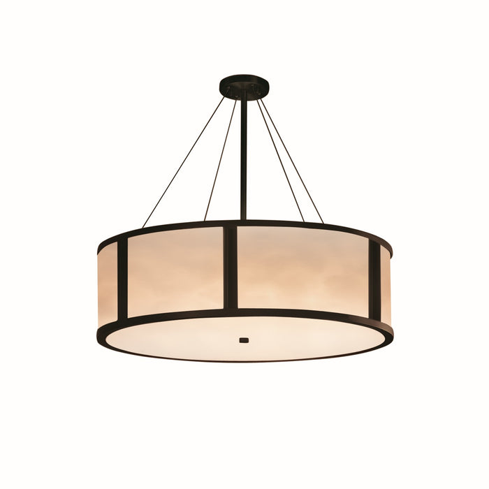 Justice Designs CLD-9547-DBRZ-LED6-6000 LED Pendant, Dark Bronze
