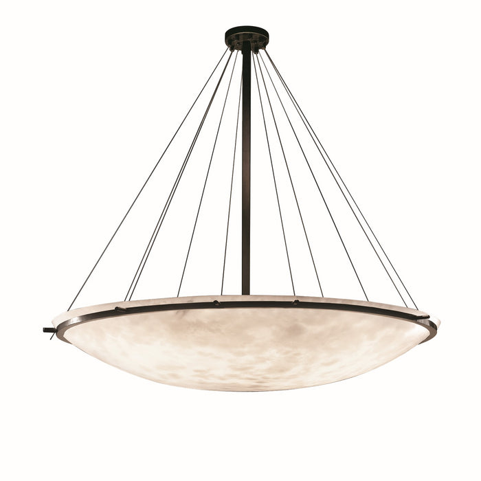 Justice Designs CLD-9698-35-DBRZ 16 Light Pendant, Dark Bronze