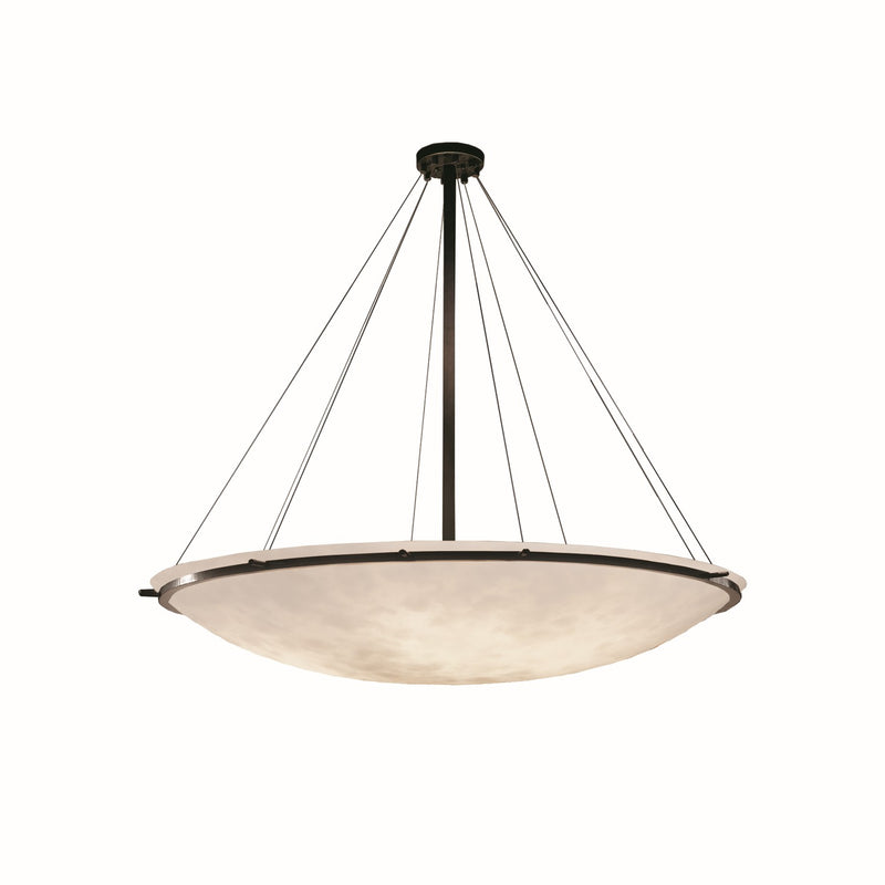 Justice Designs CLD-9699-35-DBRZ 12 Light Pendant, Dark Bronze