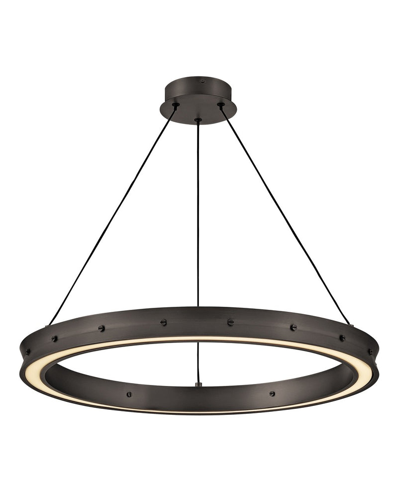 Fredrick Ramond FR41475SK LED Chandelier, Satin Black