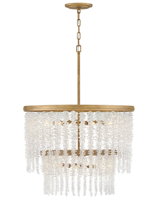Fredrick Ramond FR41495BNG LED Chandelier, Burnished Gold
