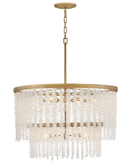Fredrick Ramond FR41498BNG LED Chandelier, Burnished Gold