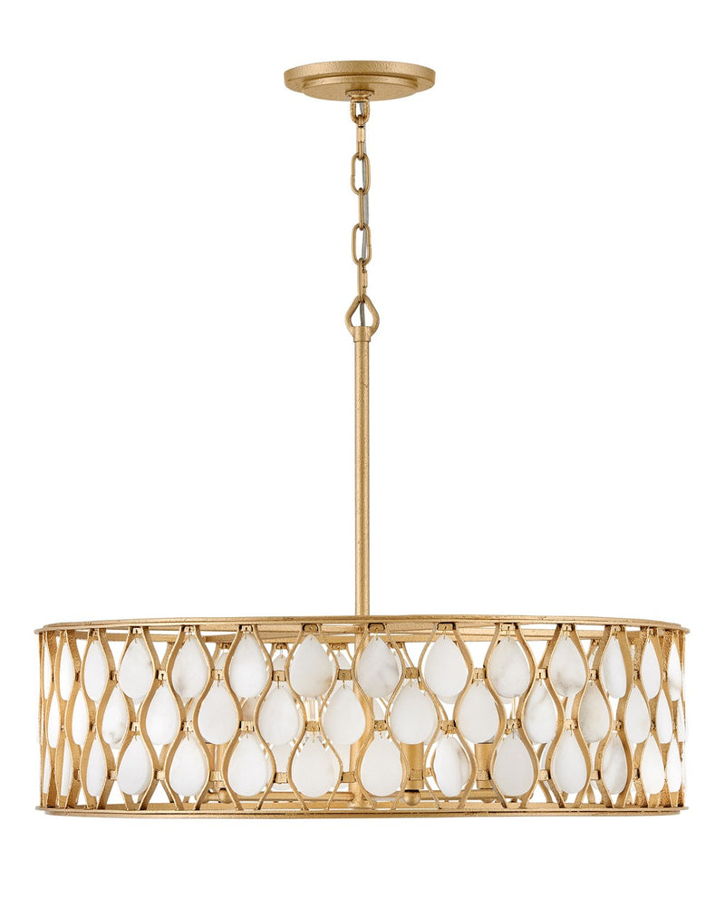 Fredrick Ramond FR41505PI LED Chandelier, Piastra Gold