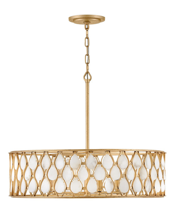 Fredrick Ramond FR41505PI LED Chandelier, Piastra Gold