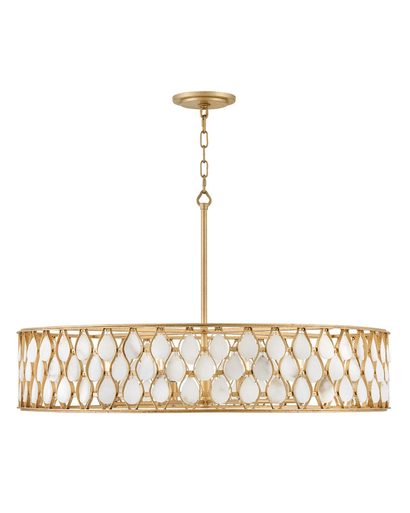 Fredrick Ramond FR41506PI LED Chandelier, Piastra Gold