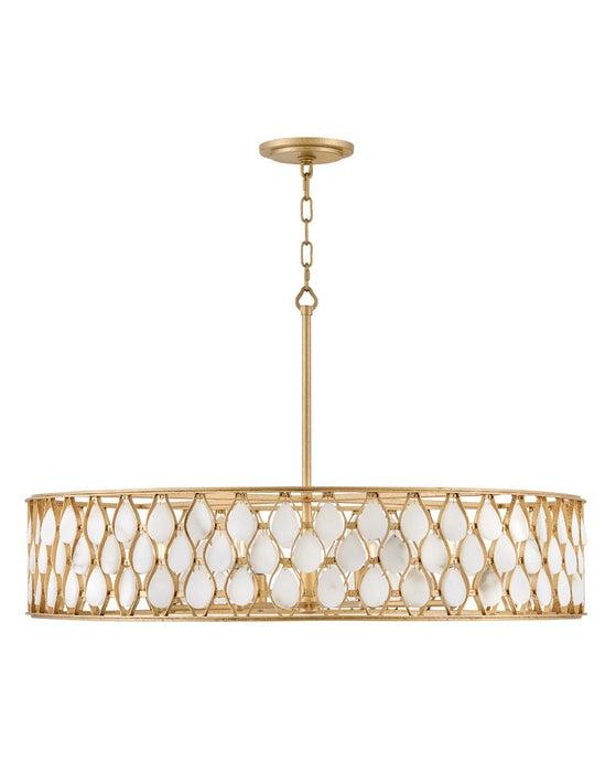 Fredrick Ramond FR41506PI LED Chandelier, Piastra Gold