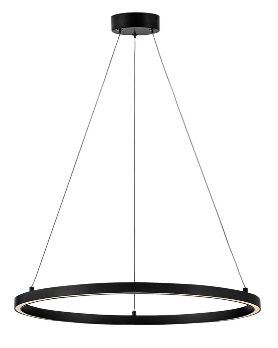 Lark 83464BK LED Chandelier, Black