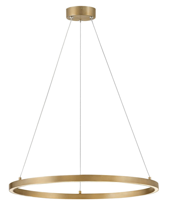 Lark 83464LCB LED Chandelier, Lacquered Brass