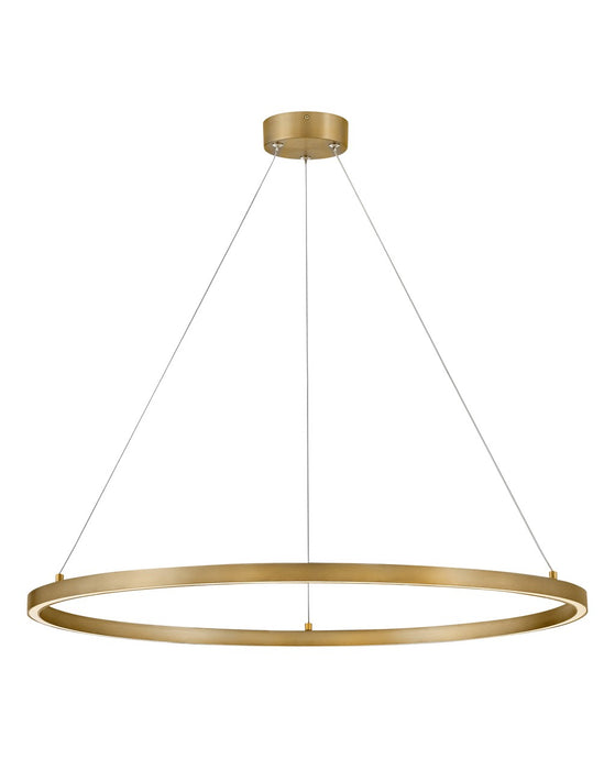 Lark 83465LCB LED Chandelier, Lacquered Brass