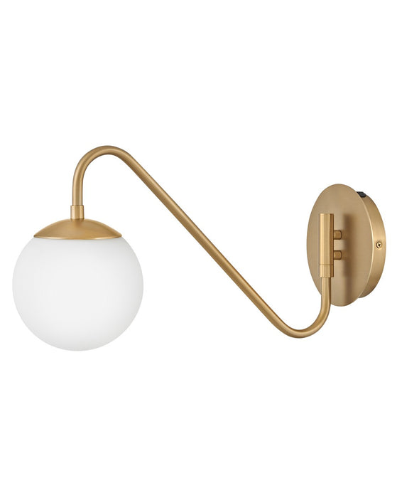 Lark 83480LCB LED Wall Sconce, Lacquered Brass