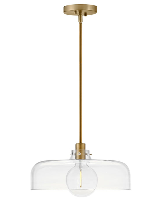 Lark 83497LCB LED Pendant, Lacquered Brass