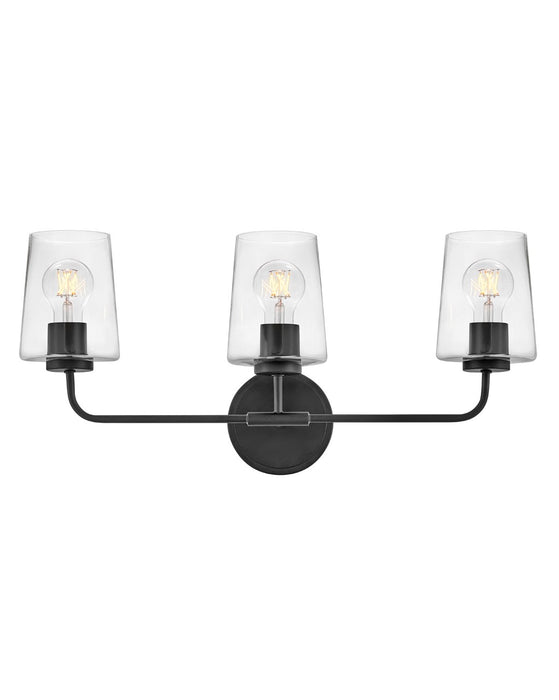 Lark 853453BK-CL LED Vanity, Black