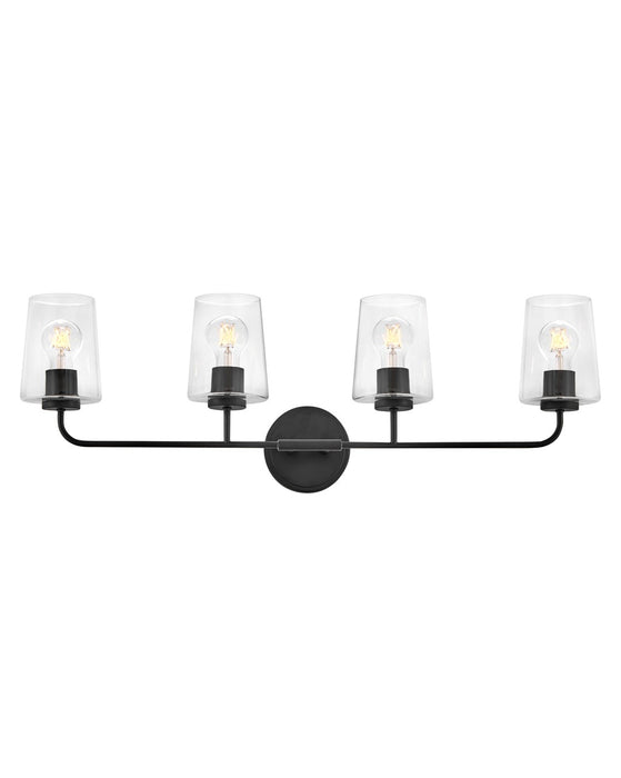 Lark 853454BK-CL LED Vanity, Black