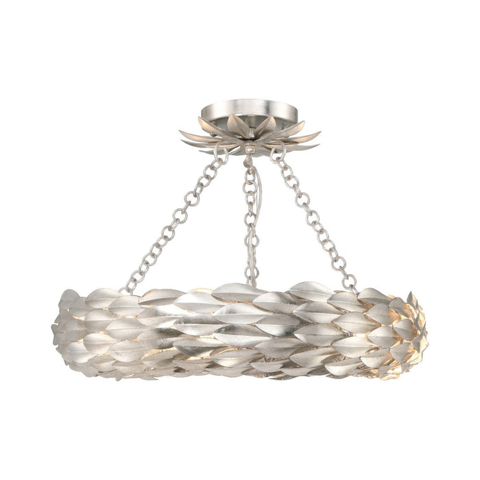 Crystorama 535-SA_CEILING LED Semi Flush Mount, Antique Silver