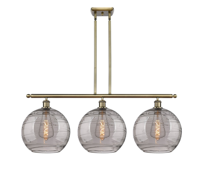 Innovations 516-3I-AB-G1213-12SM Three Light Island Pendant, Antique Brass
