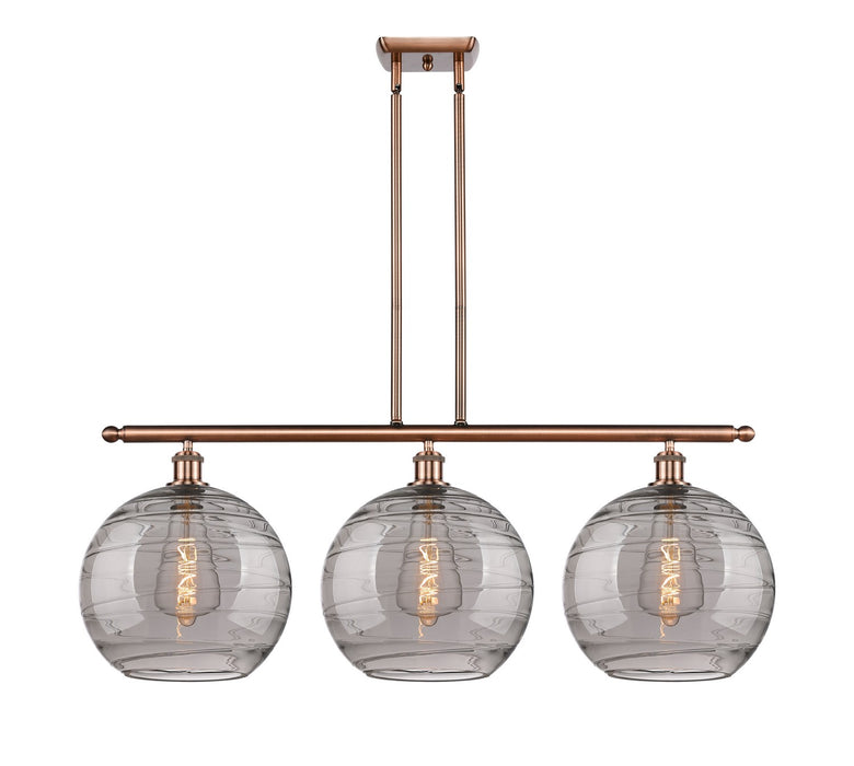 Innovations 516-3I-AC-G1213-12SM Three Light Island Pendant, Antique Copper