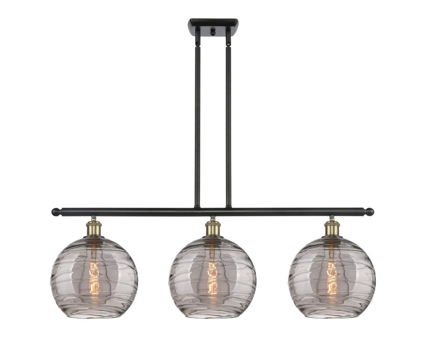 Innovations 516-3I-BAB-G1213-10SM Three Light Island Pendant, Black Antique Brass
