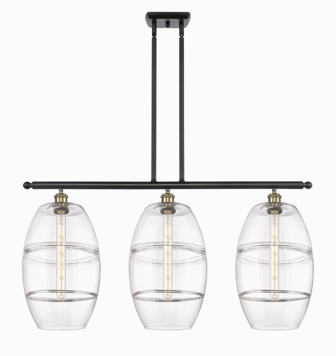 Innovations 516-3I-BAB-G557-10CL Three Light Island Pendant, Black Antique Brass