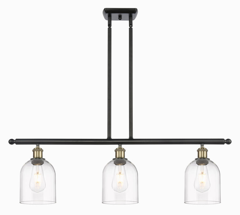 Innovations 516-3I-BAB-G558-6CL Three Light Island Pendant, Black Antique Brass
