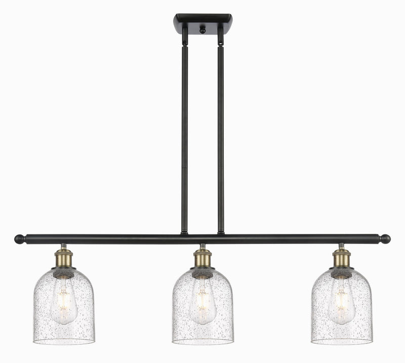 Innovations 516-3I-BAB-G558-6SDY Three Light Island Pendant, Black Antique Brass