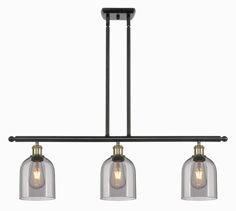 Innovations 516-3I-BAB-G558-6SM Three Light Island Pendant, Black Antique Brass