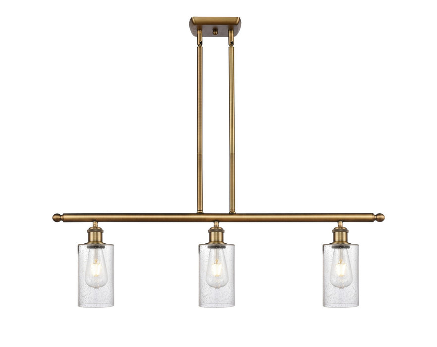 Innovations 516-3I-BB-G804 Three Light Island Pendant, Brushed Brass