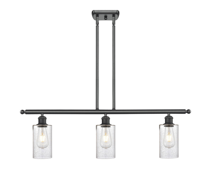 Innovations 516-3I-BK-G804 Three Light Island Pendant, Matte Black