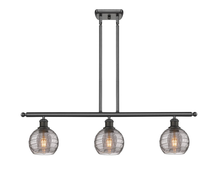 Innovations 516-3I-OB-G1213-6SM Three Light Island Pendant, Oil Rubbed Bronze
