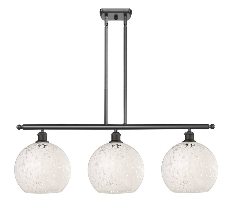 Innovations 516-3I-OB-G1216-10WM LED Island Pendant, Oil Rubbed Bronze