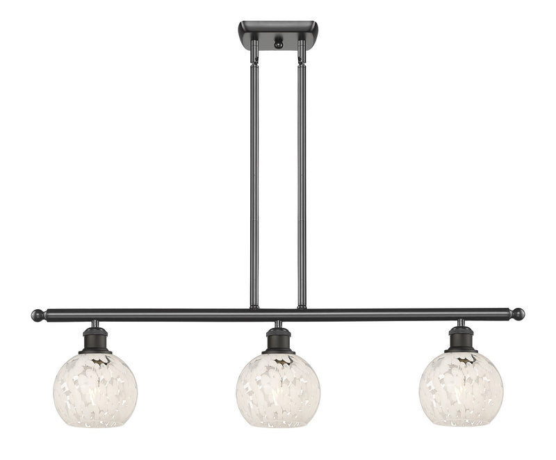Innovations 516-3I-OB-G1216-6WM LED Island Pendant, Oil Rubbed Bronze