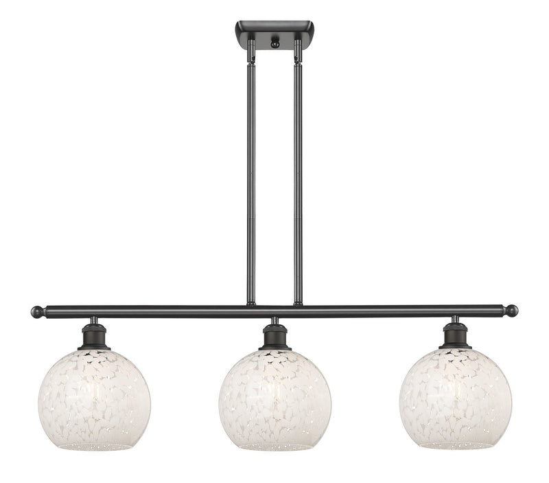 Innovations 516-3I-OB-G1216-8WM LED Island Pendant, Oil Rubbed Bronze