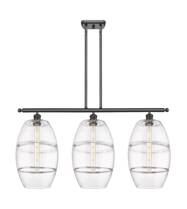 Innovations 516-3I-OB-G557-10CL Three Light Island Pendant, Oil Rubbed Bronze