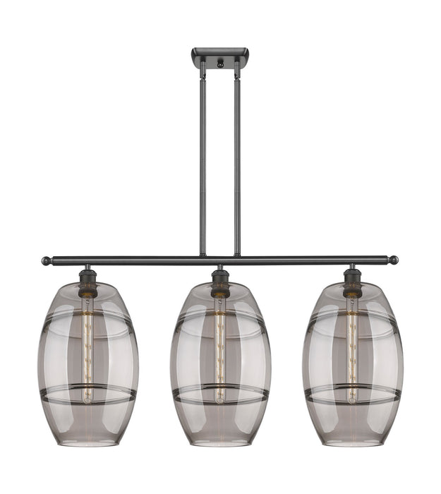 Innovations 516-3I-OB-G557-10SM Three Light Island Pendant, Oil Rubbed Bronze