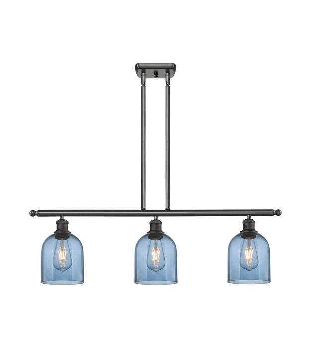 Innovations 516-3I-OB-G558-6BL Three Light Island Pendant, Oil Rubbed Bronze