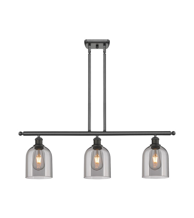 Innovations 516-3I-OB-G558-6SM Three Light Island Pendant, Oil Rubbed Bronze