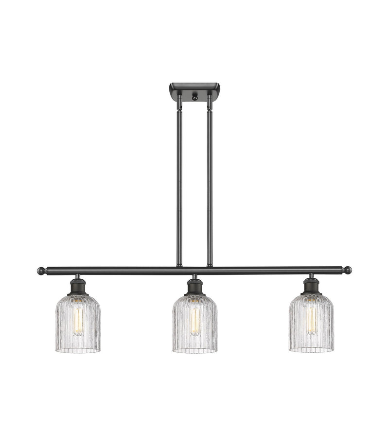 Innovations 516-3I-OB-G559-5CL Three Light Island Pendant, Oil Rubbed Bronze
