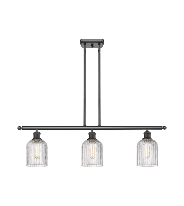 Innovations 516-3I-OB-G559-5CL Three Light Island Pendant, Oil Rubbed Bronze