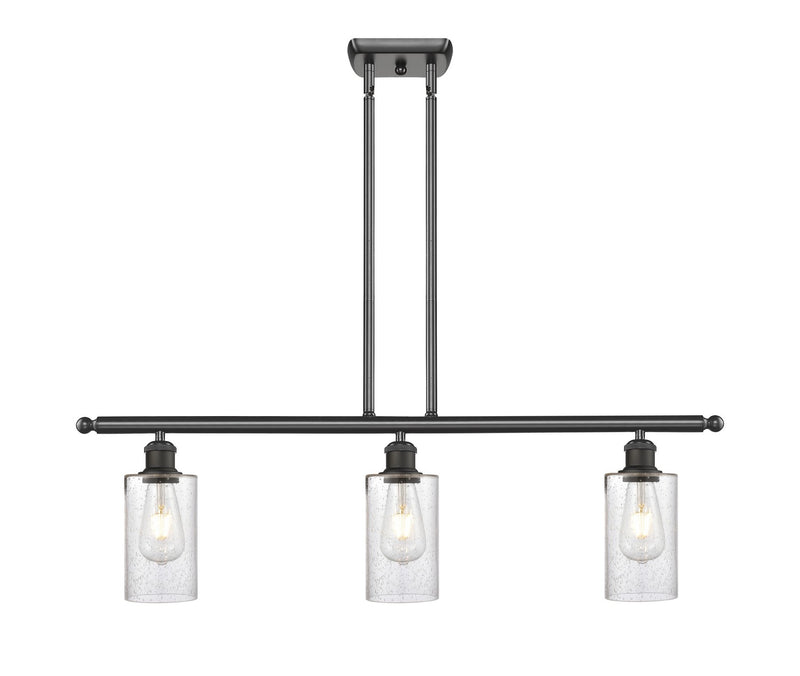 Innovations 516-3I-OB-G804 Three Light Island Pendant, Oil Rubbed Bronze