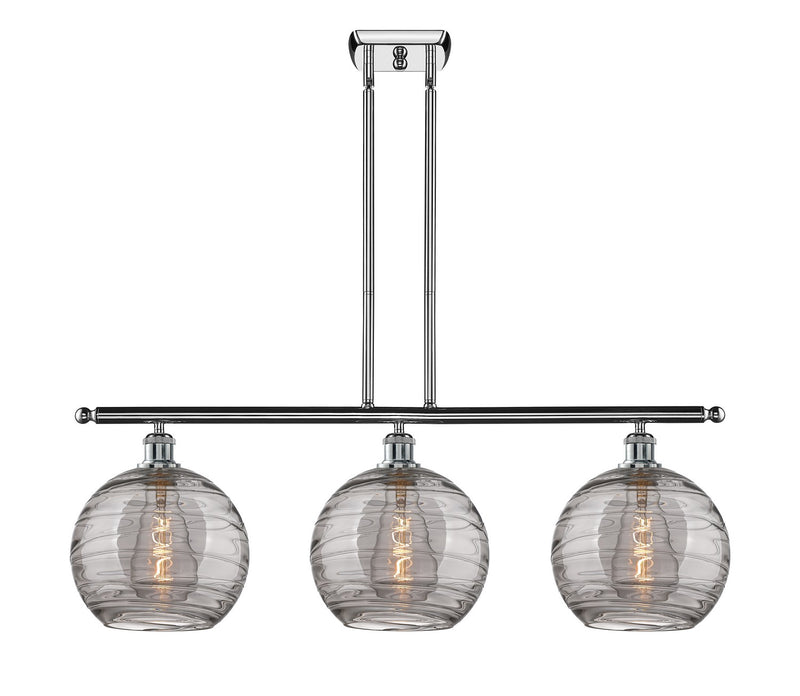 Innovations 516-3I-PC-G1213-10SM Three Light Island Pendant, Polished Chrome