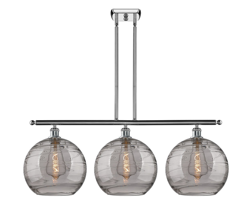 Innovations 516-3I-PC-G1213-12SM Three Light Island Pendant, Polished Chrome