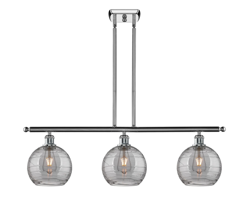 Innovations 516-3I-PC-G1213-8SM Three Light Island Pendant, Polished Chrome