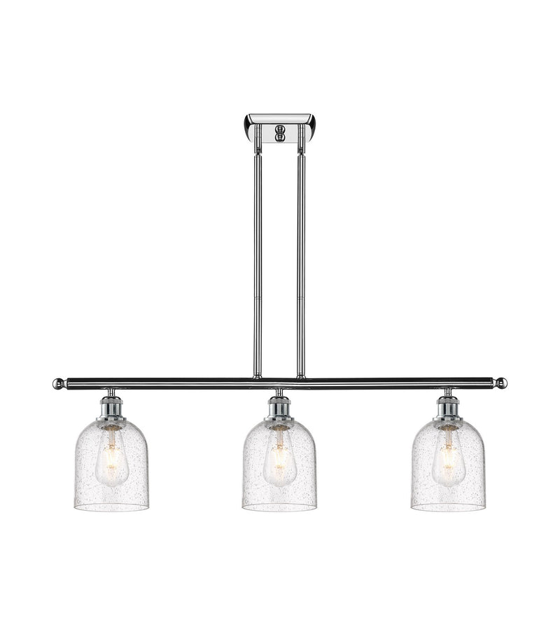 Innovations 516-3I-PC-G558-6SDY Three Light Island Pendant, Polished Chrome