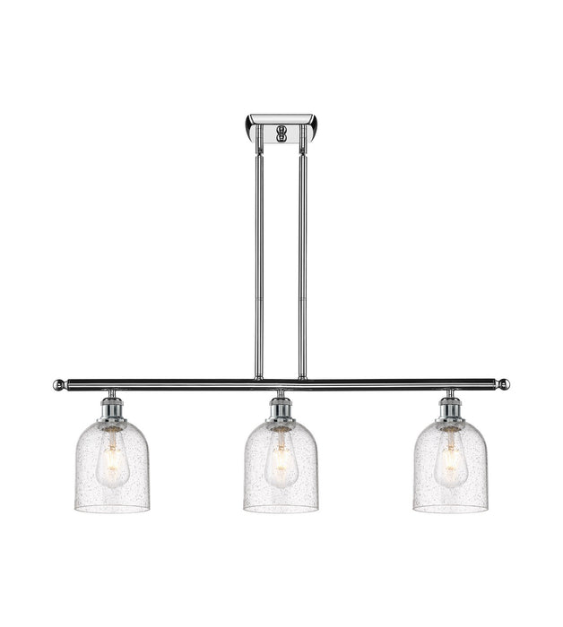 Innovations 516-3I-PC-G558-6SDY Three Light Island Pendant, Polished Chrome