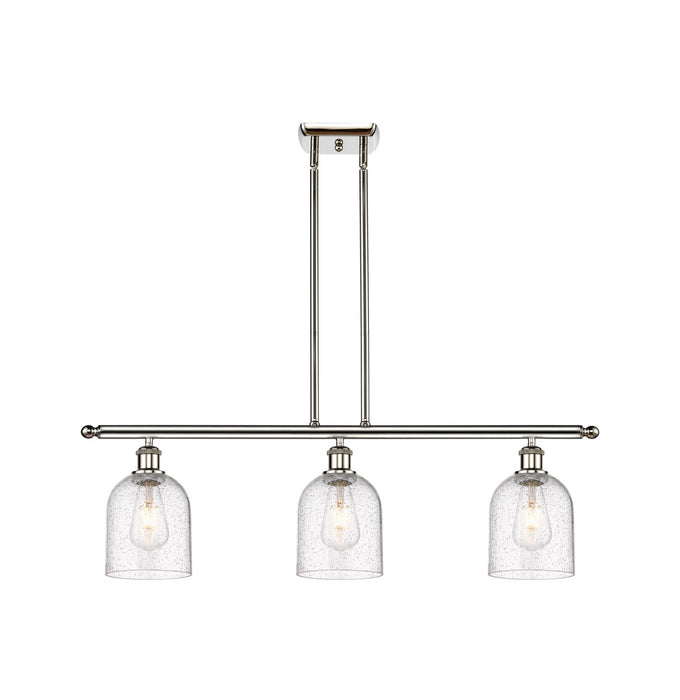 Innovations 516-3I-PN-G558-6SDY Three Light Island Pendant, Polished Nickel