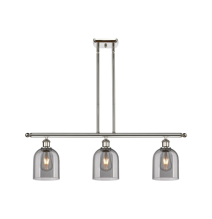 Innovations 516-3I-PN-G558-6SM Three Light Island Pendant, Polished Nickel
