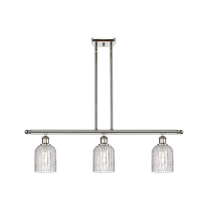 Innovations 516-3I-PN-G559-5CL Three Light Island Pendant, Polished Nickel